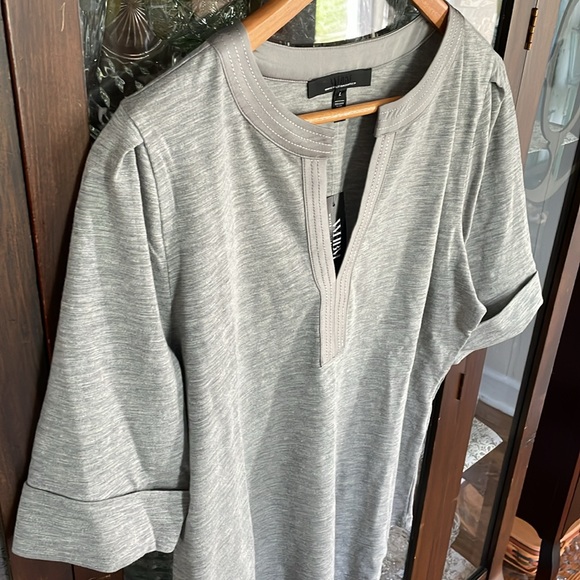 WHBM: Pleated Sleeve Tee - Picture 3 of 12